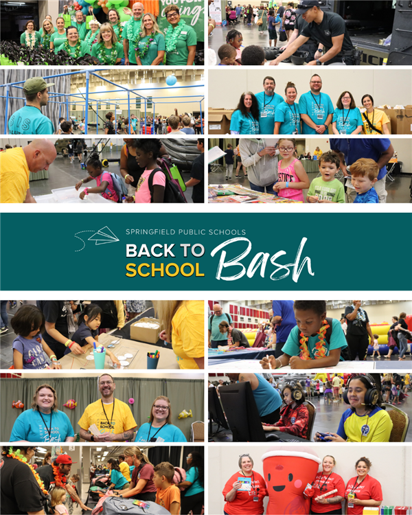 Images from previous years of the Back to School Bash